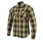 Milwaukee Leather MNG11649 Men’s Grey with Black Long Sleeve Cotton Flannel Shirt - Image 5