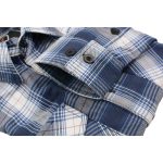Milwaukee Leather MNG11650 Men’s Blue and White Long Sleeve Cotton Flannel Shirt - Image 10