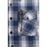 Milwaukee Leather MNG11650 Men’s Blue and White Long Sleeve Cotton Flannel Shirt - Image 11