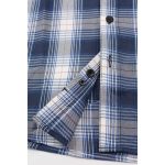Milwaukee Leather MNG11650 Men’s Blue and White Long Sleeve Cotton Flannel Shirt - Image 12