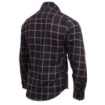 Milwaukee Leather MNG11651 Men’s Black and Red Long Sleeve Cotton Flannel Shirt - Image 5