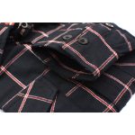 Milwaukee Leather MNG11651 Men’s Black and Red Long Sleeve Cotton Flannel Shirt - Image 10
