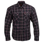 Milwaukee Leather MNG11651 Men’s Black and Red Long Sleeve Cotton Flannel Shirt - Image 7