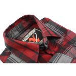Milwaukee Leather MNG11652 Men’s Black Grey and Red Long Sleeve Cotton Flannel Shirt - Image 8