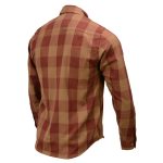Milwaukee Leather MNG11653 Men’s Brown and Beige Long Sleeve Cotton Flannel Shirt - Image 11
