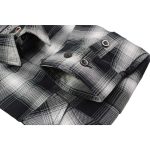 Milwaukee Leather MNG11654 Men’s Black and White Long Sleeve Cotton Flannel Shirt - Image 8