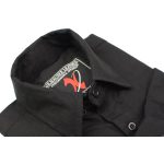 Milwaukee Leather MNG11655 Men’s Solid Black Long Sleeve Cotton Flannel Shirt - Image 8