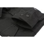Milwaukee Leather MNG11655 Men’s Solid Black Long Sleeve Cotton Flannel Shirt - Image 9
