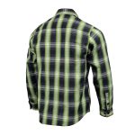 Milwaukee Leather MNG11657 Men’s Black and Green with White Long Sleeve Cotton Flannel Shirt - Image 6