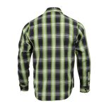 Milwaukee Leather MNG11657 Men’s Black and Green with White Long Sleeve Cotton Flannel Shirt - Image 2