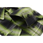 Milwaukee Leather MNG11657 Men’s Black and Green with White Long Sleeve Cotton Flannel Shirt - Image 9