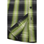 Milwaukee Leather MNG11657 Men’s Black and Green with White Long Sleeve Cotton Flannel Shirt - Image 11