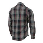 Milwaukee Leather MNG11658 Men’s Black and Grey with Red Long Sleeve Cotton Flannel Shirt - Image 6