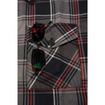 Milwaukee Leather MNG11658 Men’s Black and Grey with Red Long Sleeve Cotton Flannel Shirt - Image 9