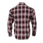 Milwaukee Leather MNG11659 Men’s Black and White with Red Long Sleeve Cotton Flannel Shirt - Image 2