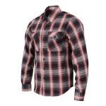 Milwaukee Leather MNG11659 Men’s Black and White with Red Long Sleeve Cotton Flannel Shirt - Image 5