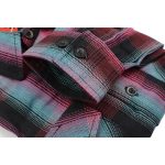 Milwaukee Leather MNG11660 Men’s Black and Pink with Blue Long Sleeve Cotton Flannel Shirt - Image 9