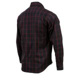 Milwaukee Leather MNG11665 Men’s Black and Red Long Sleeve Cotton Flannel Shirt - Image 4