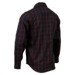 Milwaukee Leather MNG11665 Men’s Black and Red Long Sleeve Cotton Flannel Shirt - Image 5