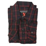 Milwaukee Leather MNG11665 Men’s Black and Red Long Sleeve Cotton Flannel Shirt - Image 8