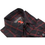 Milwaukee Leather MNG11665 Men’s Black and Red Long Sleeve Cotton Flannel Shirt - Image 9