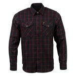 Milwaukee Leather MNG11665 Men’s Black and Red Long Sleeve Cotton Flannel Shirt - Image 6