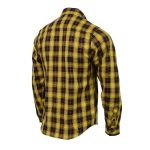 Milwaukee Leather MNG11666 Men’s Black and Red with Yellow Long Sleeve Cotton Flannel Shirt - Image 4