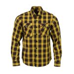 Milwaukee Leather MNG11666 Men’s Black and Red with Yellow Long Sleeve Cotton Flannel Shirt - Image 6