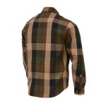 Milwaukee Leather MNG11667 Men’s Brown and Beighe Long Sleeve Cotton Flannel Shirt - Image 4