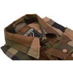 Milwaukee Leather MNG11667 Men’s Brown and Beighe Long Sleeve Cotton Flannel Shirt - Image 8