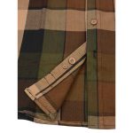 Milwaukee Leather MNG11667 Men’s Brown and Beighe Long Sleeve Cotton Flannel Shirt - Image 11