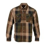 Milwaukee Leather MNG11667 Men’s Brown and Beighe Long Sleeve Cotton Flannel Shirt - Image 6