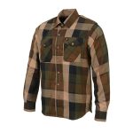 Milwaukee Leather MNG11667 Men’s Brown and Beighe Long Sleeve Cotton Flannel Shirt - Image 5