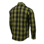 Milwaukee Leather MNG11668 Men’s Black and Green Long Sleeve Cotton Flannel Shirt - Image 4