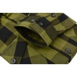 Milwaukee Leather MNG11668 Men’s Black and Green Long Sleeve Cotton Flannel Shirt - Image 10