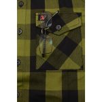Milwaukee Leather MNG11668 Men’s Black and Green Long Sleeve Cotton Flannel Shirt - Image 11