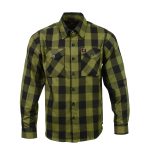 Milwaukee Leather MNG11668 Men’s Black and Green Long Sleeve Cotton Flannel Shirt - Image 7