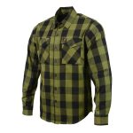Milwaukee Leather MNG11668 Men’s Black and Green Long Sleeve Cotton Flannel Shirt - Image 6