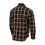 Milwaukee Leather MNG11669 Men’s Black and Yellow with Red Long Sleeve Cotton Flannel Shirt - Image 4