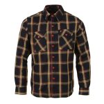 Milwaukee Leather MNG11669 Men’s Black and Yellow with Red Long Sleeve Cotton Flannel Shirt - Image 6