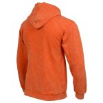 Milwaukee Leather MNG11687 Men’s Orange High-Visibility Zipper Front Premium Cotton Hoodie - Image 6