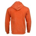 Milwaukee Leather MNG11687 Men’s Orange High-Visibility Zipper Front Premium Cotton Hoodie - Image 2