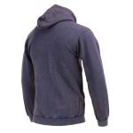 Milwaukee Leather MNG11688 Men’s Navy and White Zipper Front Premium Cotton Hoodie - Image 5