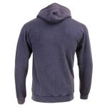 Milwaukee Leather MNG11688 Men’s Navy and White Zipper Front Premium Cotton Hoodie - Image 2