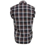 Milwaukee Leather MNG11693 Men’s Classic Black and Brown Button-Down Flannel Cut Off Frayed Sleeveless Casual Shirt - Image 9