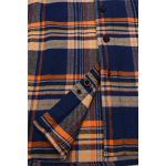 Milwaukee Leather MNG11700 | Men’s ‘The Wolfman’ Blue/Orange Long Sleeve 10.5-Oz Heavy-Duty Cotton Flannel Shirt - Image 13