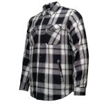 MMCC Men’s Desperado Reversible Flannel Shirt – 100% Cotton Snap Front Plaid w/ Chest and Hand Pockets – MNG11804 - Image 15