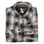 Milwaukee Leather MNG21600 Women’s Casual Black and White Long Sleeve Cotton Flannel Shirt - Image 7
