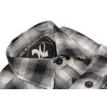 Milwaukee Leather MNG21600 Women’s Casual Black and White Long Sleeve Cotton Flannel Shirt - Image 8
