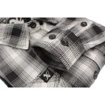 Milwaukee Leather MNG21600 Women’s Casual Black and White Long Sleeve Cotton Flannel Shirt - Image 9